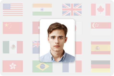 Create passport photos for multiple countries and regions