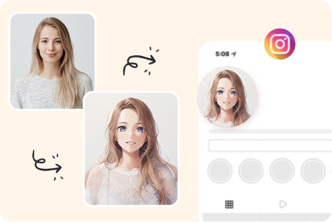 Create an anime avatar for social media